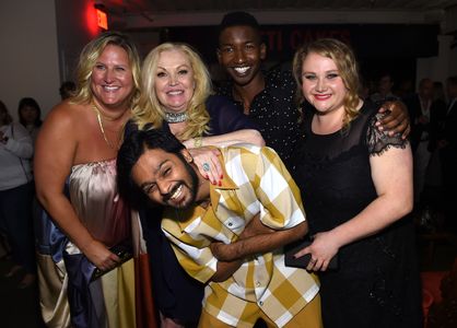Cathy Moriarty, Bridget Everett, Danielle Macdonald, Mamoudou Athie, and Siddharth Dhananjay at an event for Patti Cake$