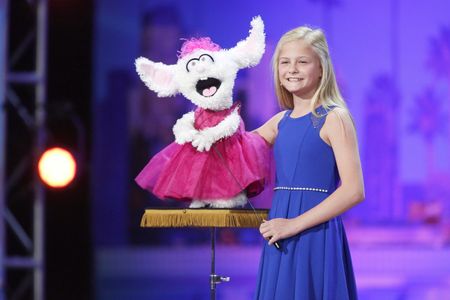 Darci Lynne Farmer performs at the Season 12 audition for 