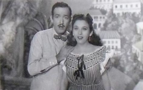 María de los Ángeles Morales and Jorge Negrete in Teatro Apolo (1950)