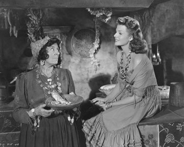 Rita Hayworth and Margaret Wycherly in The Loves of Carmen (1948)