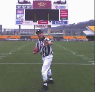 From a DirecTV commercial shoot at Heinz Field in Pittsburgh, Pennsylvania.