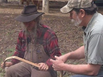 Eustace Conway and Preston Roberts in Mountain Men (2012)