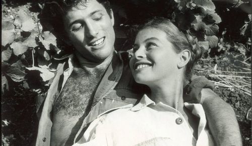 Assi Dayan and Iris Yotvat in He Walked Through the Fields (1967)