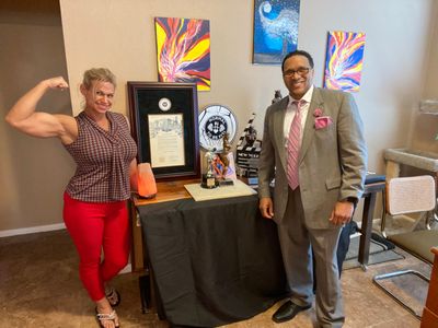 Tina Chandler-Ducena and Carl Ducena’s NORMAL TO BE FIT® Day recognized in the City of Houston TX by Mayor Sylvester Tur