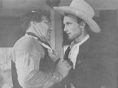 Robert Barron and Dave O'Brien in Gangsters of the Frontier (1944)