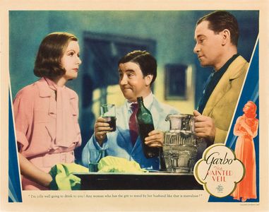Greta Garbo, Herbert Marshall, and Forrester Harvey in The Painted Veil (1934)