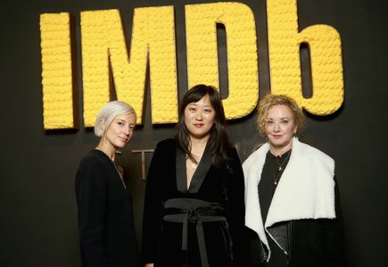 J. Smith-Cameron, Christina Choe, and Andrea Riseborough at an event for Nancy (2018)