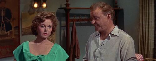 Susan Hayward and Tom Tully in Soldier of Fortune (1955)