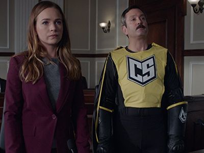 Thomas Lennon and Britt Robertson in For The People (2018)