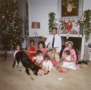 John Kennedy Jr., Caroline Kennedy, Jacqueline Kennedy, John F. Kennedy, Anthony Radziwill, and Lee Radziwill