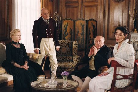 Jeanne Balibar, Bulle Ogier, Michel Piccoli, and Barbet Schroeder in The Duchess of Langeais (2007)