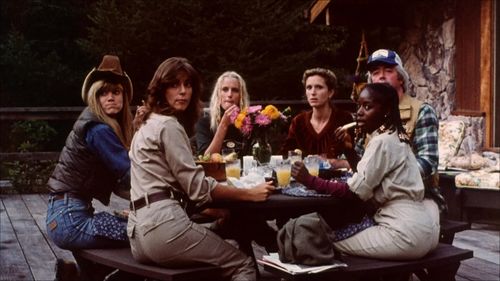 Daryl Hannah, Rachel Ward, Akosua Busia, and Cindy Harrell in The Final Terror (1983)