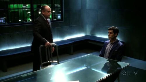Paul Guilfoyle and Jon Wellner in CSI: Crime Scene Investigation (2000)