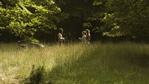 Lawrence Michael Levine, Sophia Takal, and Kate Lyn Sheil in Green (2011)