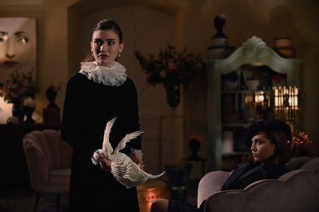 Mia McKenna-Bruce and Daniela Nieves in Vampire Academy (2022)