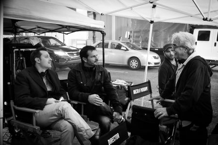 Michael Kase, Cameron Johann, Jeff Bleckner on the set of Remember Sunday. New Orleans - 1/10/13