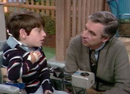 Fred Rogers and Jeff Erlanger in Mister Rogers' Neighborhood (1968)