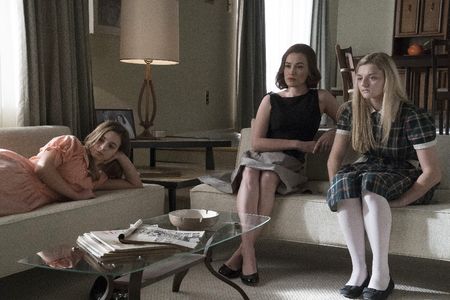 Dominique McElligott, Jacqueline Doke, and Abbie Gayle in The Astronaut Wives Club (2015)