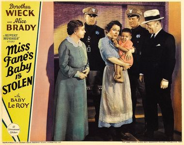 Baby LeRoy, Eddie Baker, Hal Craig, William Frawley, Florence Roberts, and Dorothea Wieck in Miss Fane's Baby Is Stolen 