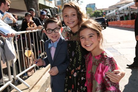 Scarlett Estevez, Owen Vaccaro, and Didi Costine at an event for Daddy's Home 2 (2017)
