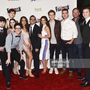 The cast of F the Prom at the premiere
