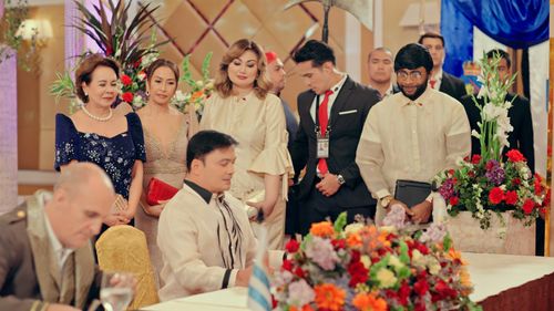 Gabby Concepcion, Samantha Lopez, Thou Reyes, Isabel Rivas, Francine Prieto, and Pancho Magno in First Lady (2022)