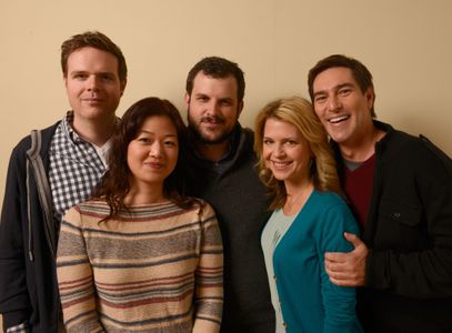 Roy Abramsohn, Elena Schuber, Lucas Lee Graham, Soojin Chung, and Randy Moore at an event for Escape from Tomorrow (2013
