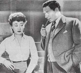 Leo Genn and Glynis Johns in Personal Affair (1953)