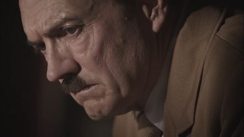 Hugh Scully as Adolph Hitler in the World Wars