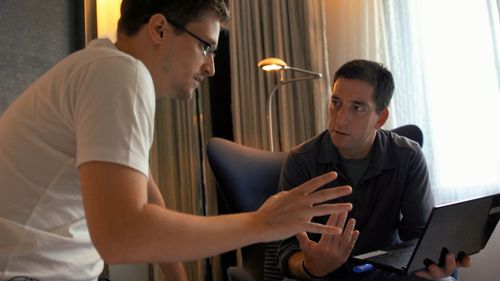 Glenn Greenwald and Edward Snowden in Citizenfour (2014)