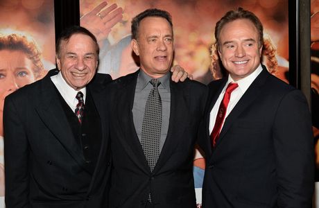 Tom Hanks, Richard M. Sherman, and Bradley Whitford at an event for Saving Mr. Banks (2013)