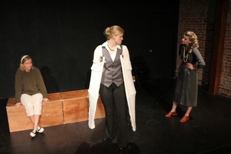 Sienna Beckman, Kari Swanson and Alyson Terwilliger in Lee Blessing's Eleemosynary Directed by Miranda Stewart for the 2