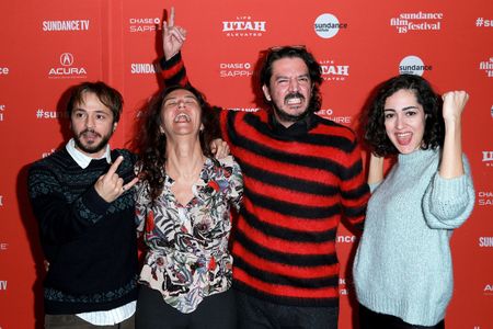 Tolga Karaçelik, Ahmet Kenan Bilgic, and Tugce Altug at an event for Butterflies (2018)