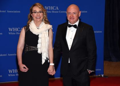 Gabrielle Giffords and Mark Kelly at an event for 2016 White House Correspondents' Association Dinner (2016)