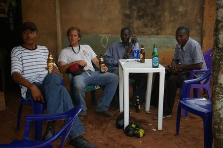Geoff in Nigeria doing research for screenplay