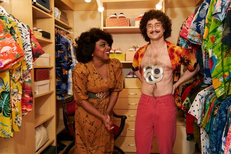 Daniel Radcliffe and Quinta Brunson in Weird: The Al Yankovic Story (2022)