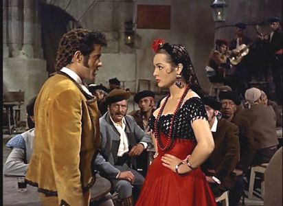 Germán Cobos and Sara Montiel in The Devil Made a Woman (1959)