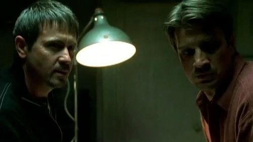 DRIVE Production Still with Nathan Fillion