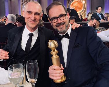Joel Fields and Chris Long - Golden Globes 2019