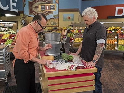 Alessandro Stratta and Guy Fieri in Guy's Grocery Games: Guy's Italian Games (2018)