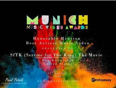 Munich Music Video Awards Honorable Mention (Best Actress Music Video In S.f.T.K )