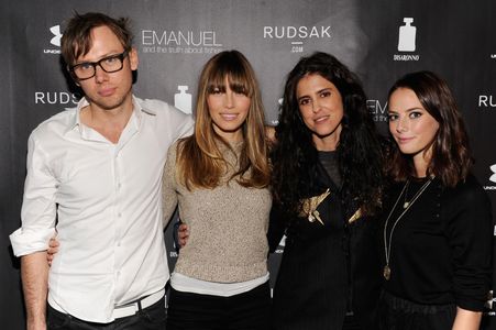 Jessica Biel, Jimmi Simpson, Francesca Gregorini, and Kaya Scodelario at an event for The Truth About Emanuel (2013)