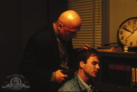 Jeff Fahey and James Tolkan in True Blood (1989)