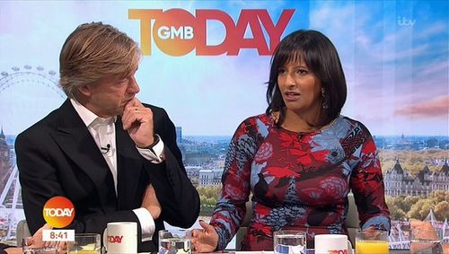 Richard Madeley and Ranvir Singh in GMB Today (2017)
