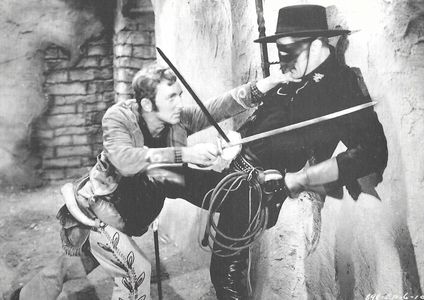 William Corson and Reed Hadley in Zorro's Fighting Legion (1939)