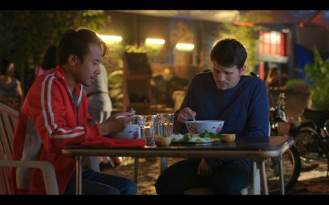 Jason Ritter and David Huynh in Kevin (Probably) Saves the World (2017)