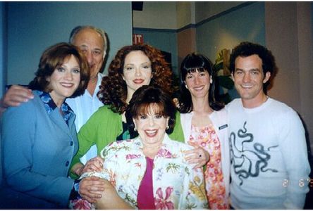 The cast of ALRIGHT ALREADY: Carol, Jerry Adler (The Sopranos),Amy Yasbeck, Mitzi McCall, Stacy Galina, and Maury Sterl