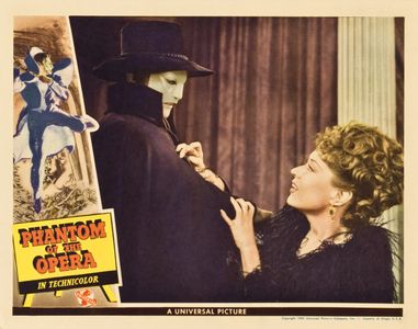 Claude Rains and Jane Farrar in Phantom of the Opera (1943)