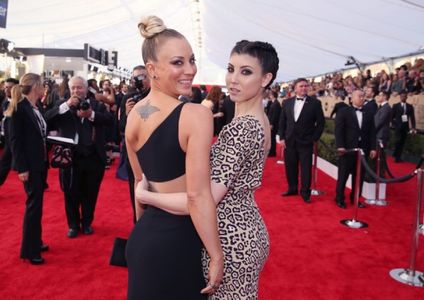 Kaley Cuoco and Briana Cuoco in 22nd Annual Screen Actors Guild Awards (2016)