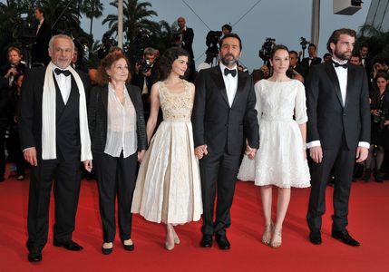 Catherine Arditi, Gilles Lellouche, Francis Perrin, Audrey Tautou, Anaïs Demoustier, and Stanley Weber at an event for T